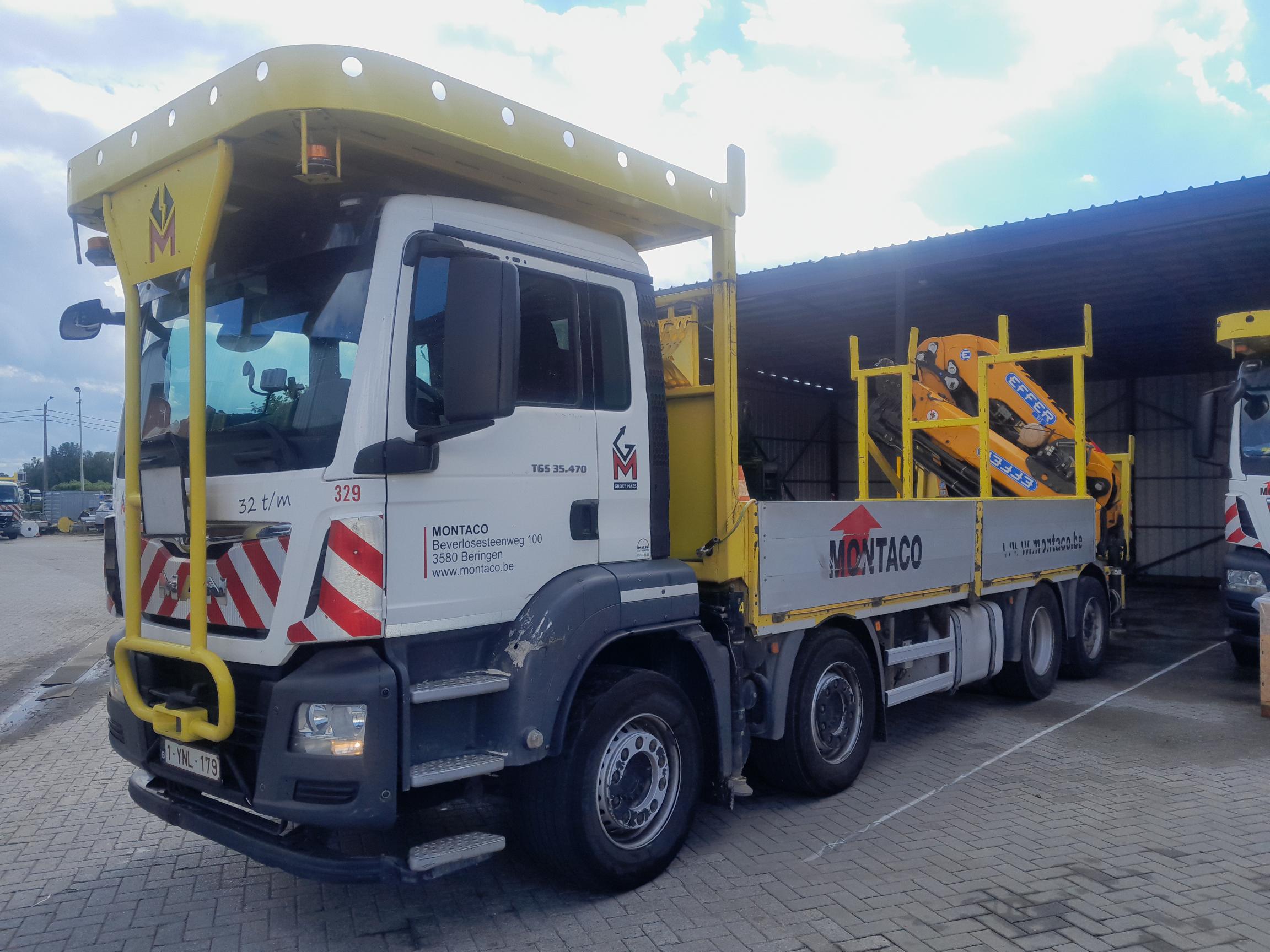 Effer Autolaadkraan - transport Autolaadkraan 30 t/m