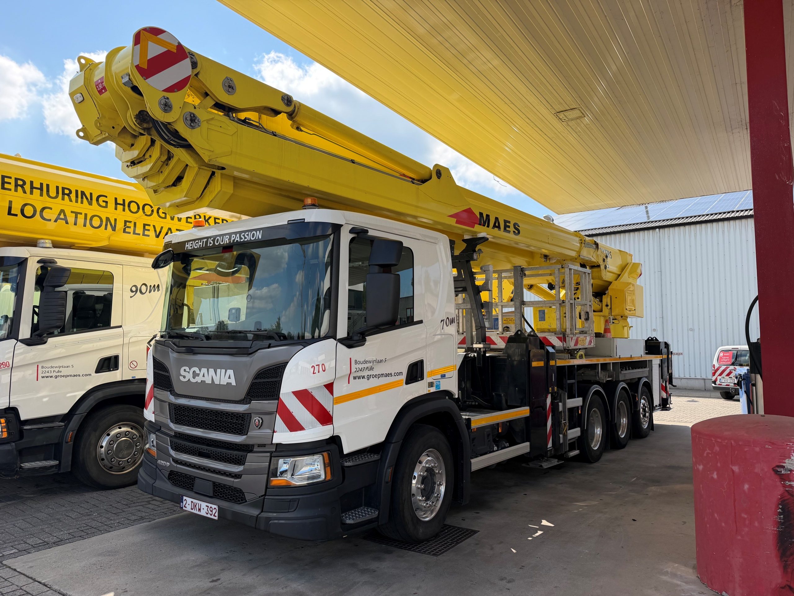 Bronto Hoogwerker op vrachtwagen Hoogwerker 70m KTV met PLS
