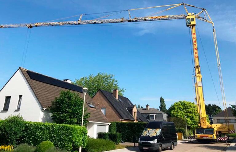 Spierings Mobiele torenkraan SK599 AT5 kraan – 50 m