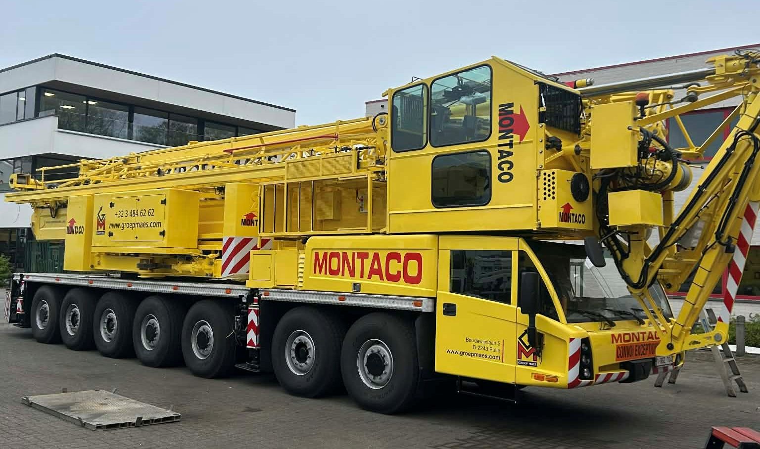 Spierings Bouwkraan SK2400 AT7 kraan – 42 m