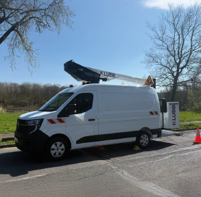 Klubb Hoogwerkers op bestelwagen Klubb KL17P – binnenkort beschikbaar