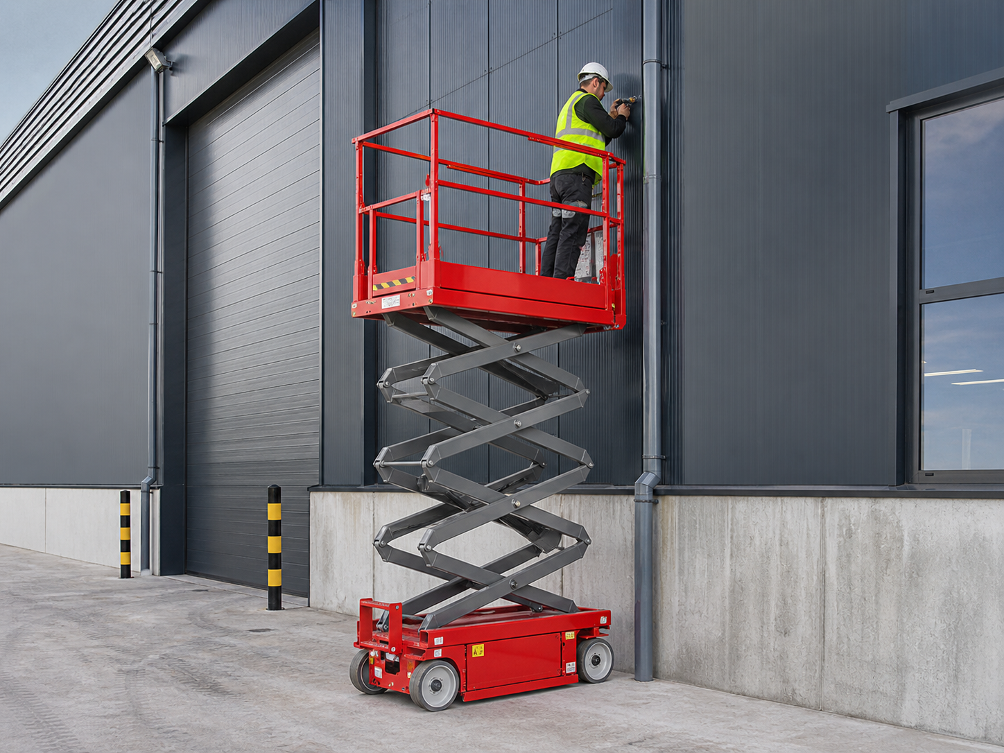 valbeveiliging verticale hoogwerkers